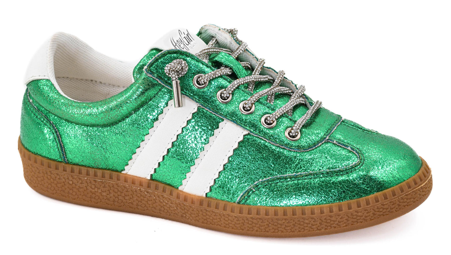 Green Metallic Sneaker