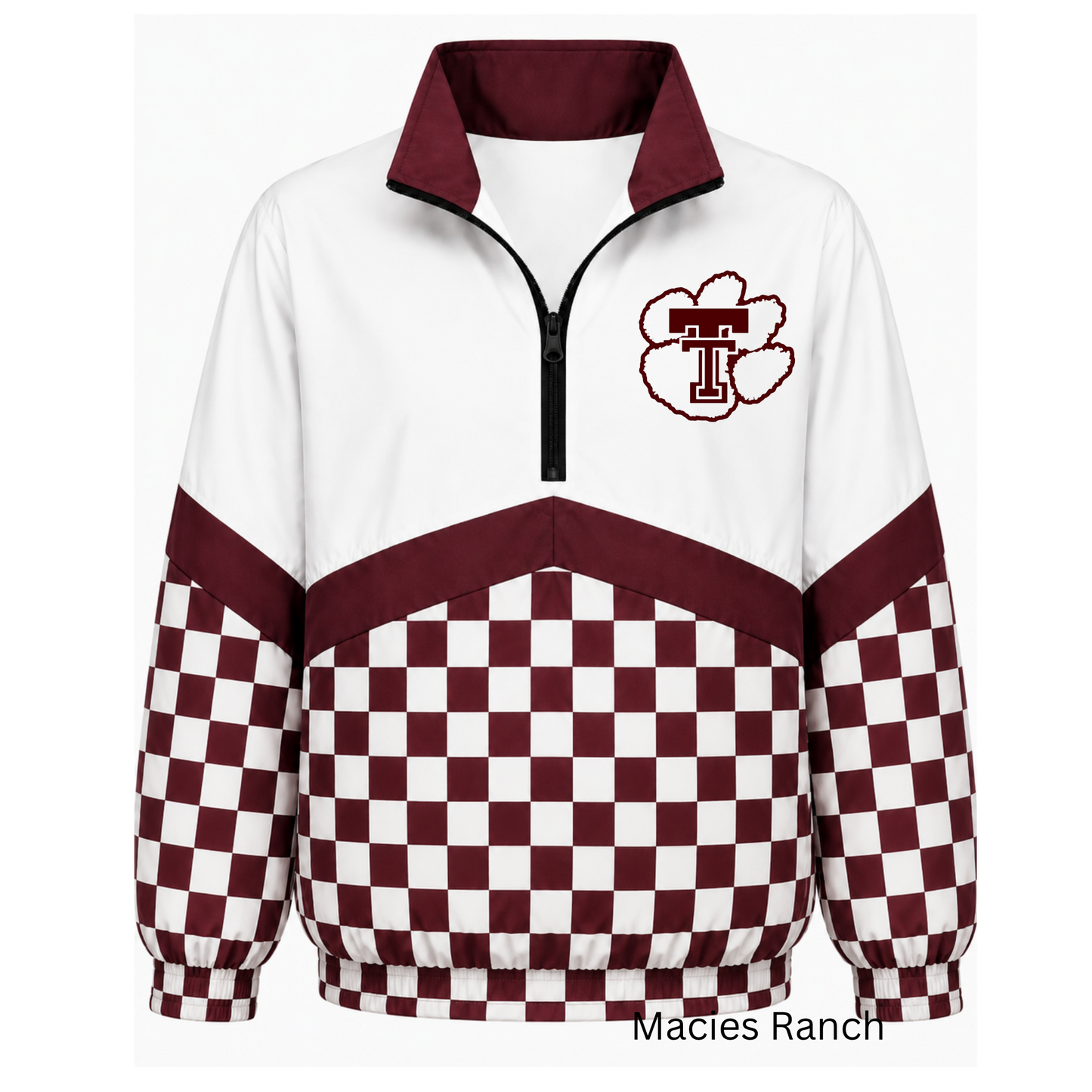 Troup checkered Windbreaker