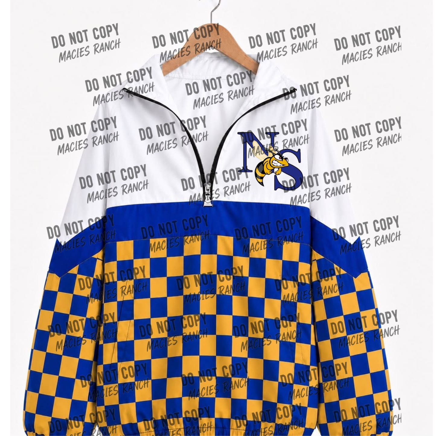 New Summerfield Windbreaker- checkered