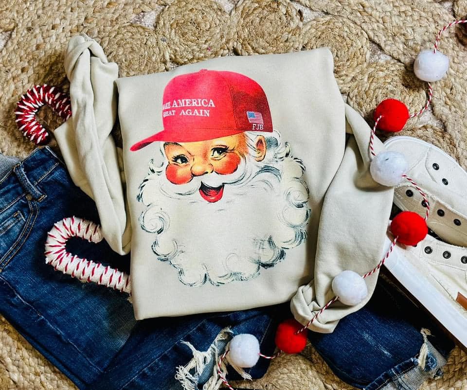 Make America Great Again Santa Sweatshirt