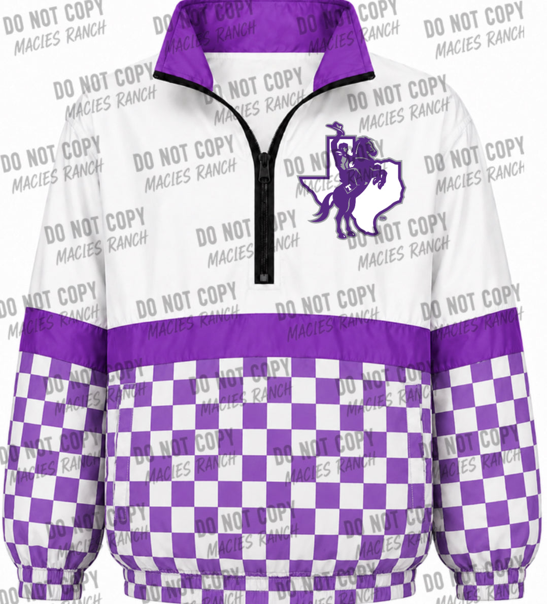 Tarleton Windbreaker-checkered