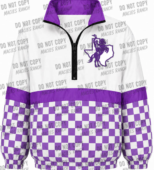 Tarleton Windbreaker-checkered