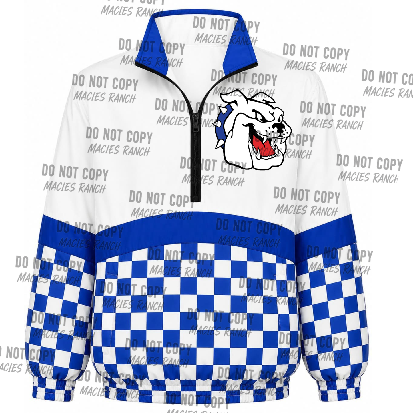 Union Hill Windbreaker- checkered