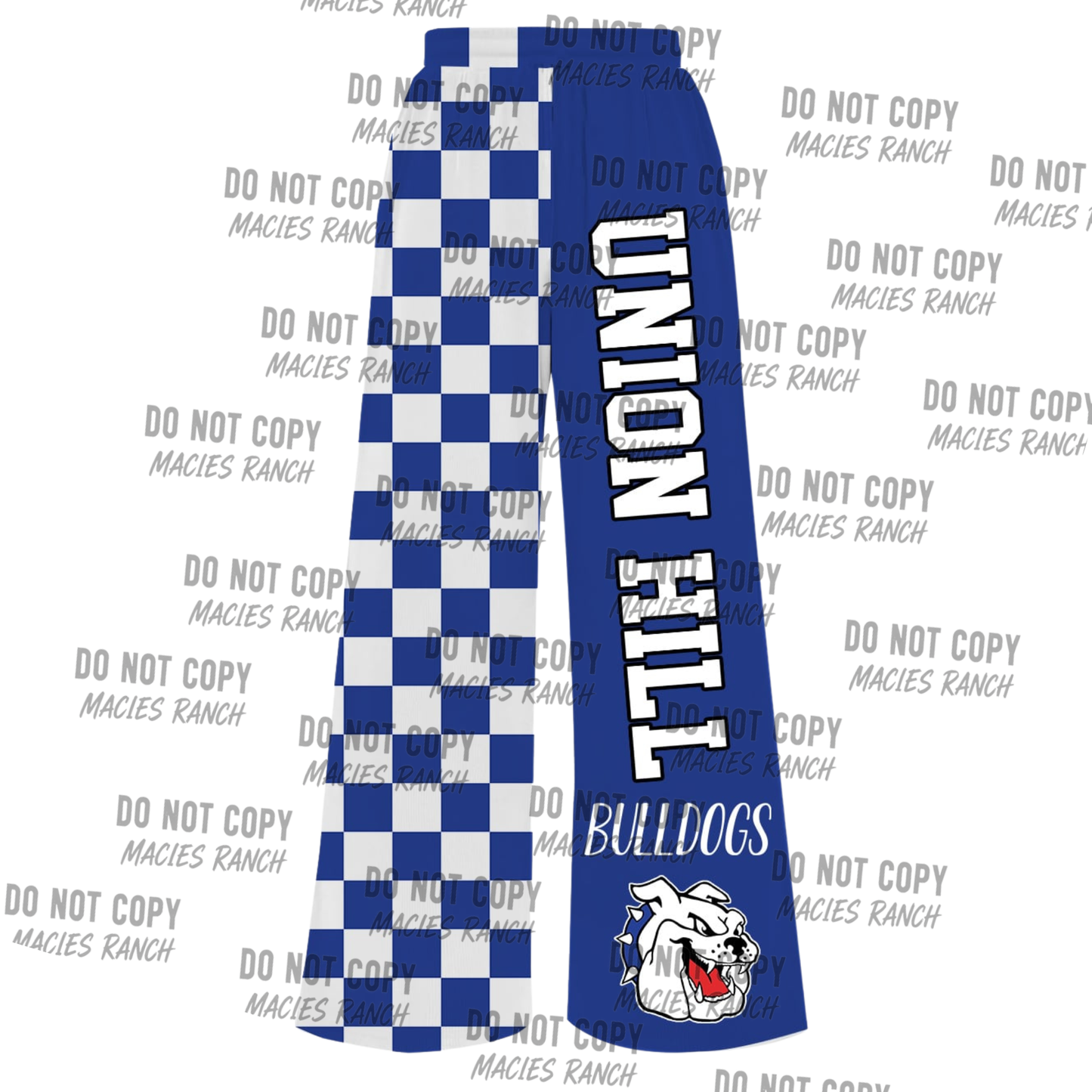 Union Hill DUO WIDE LEG PANTS- Checkered