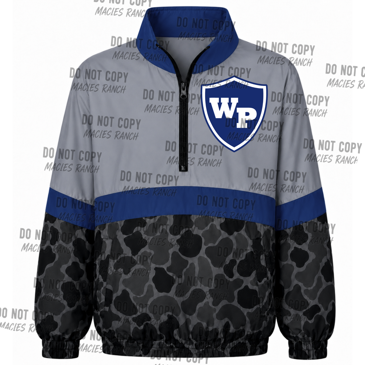 Wills Point Windbreaker- camo black