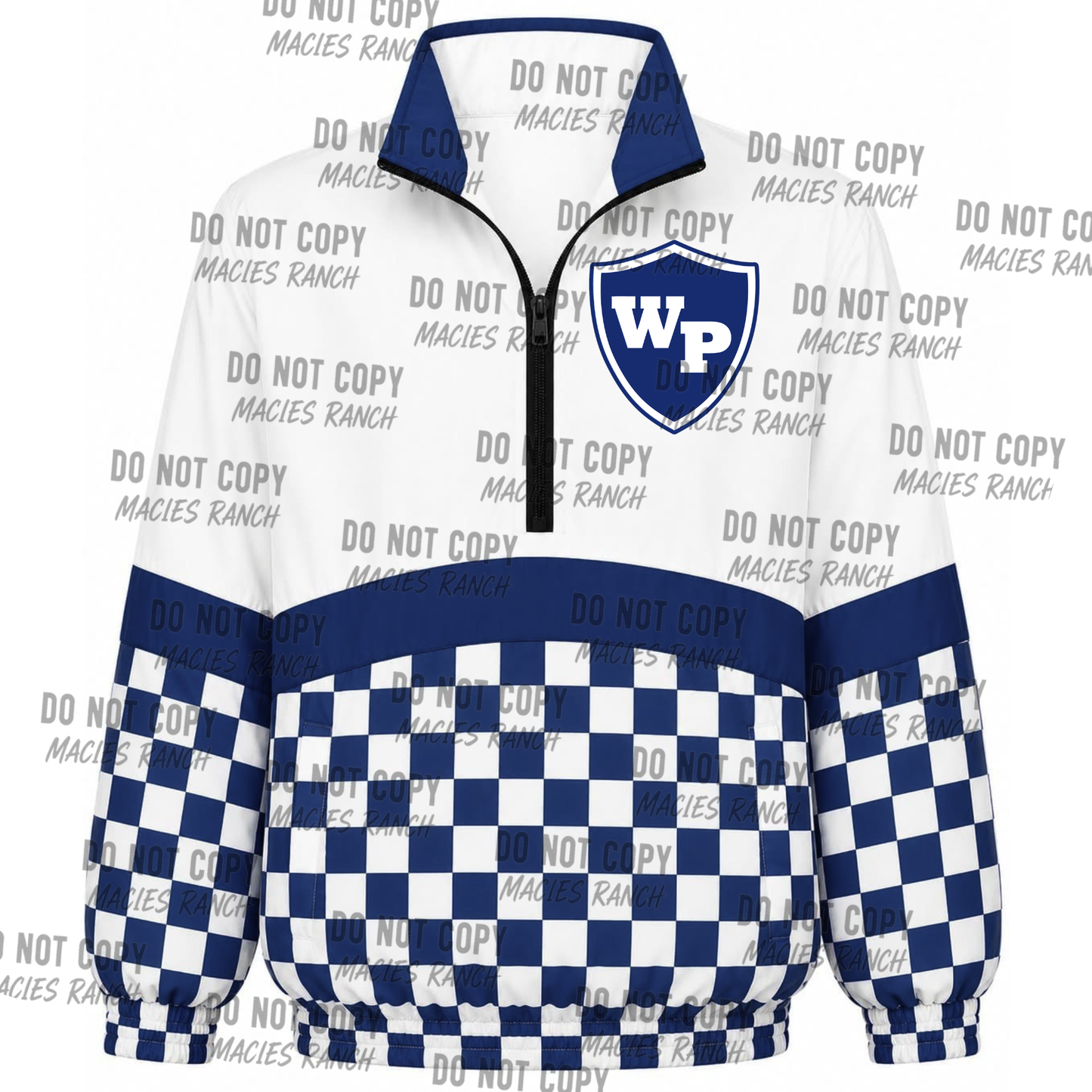 Wills Point Windbreaker- checkered
