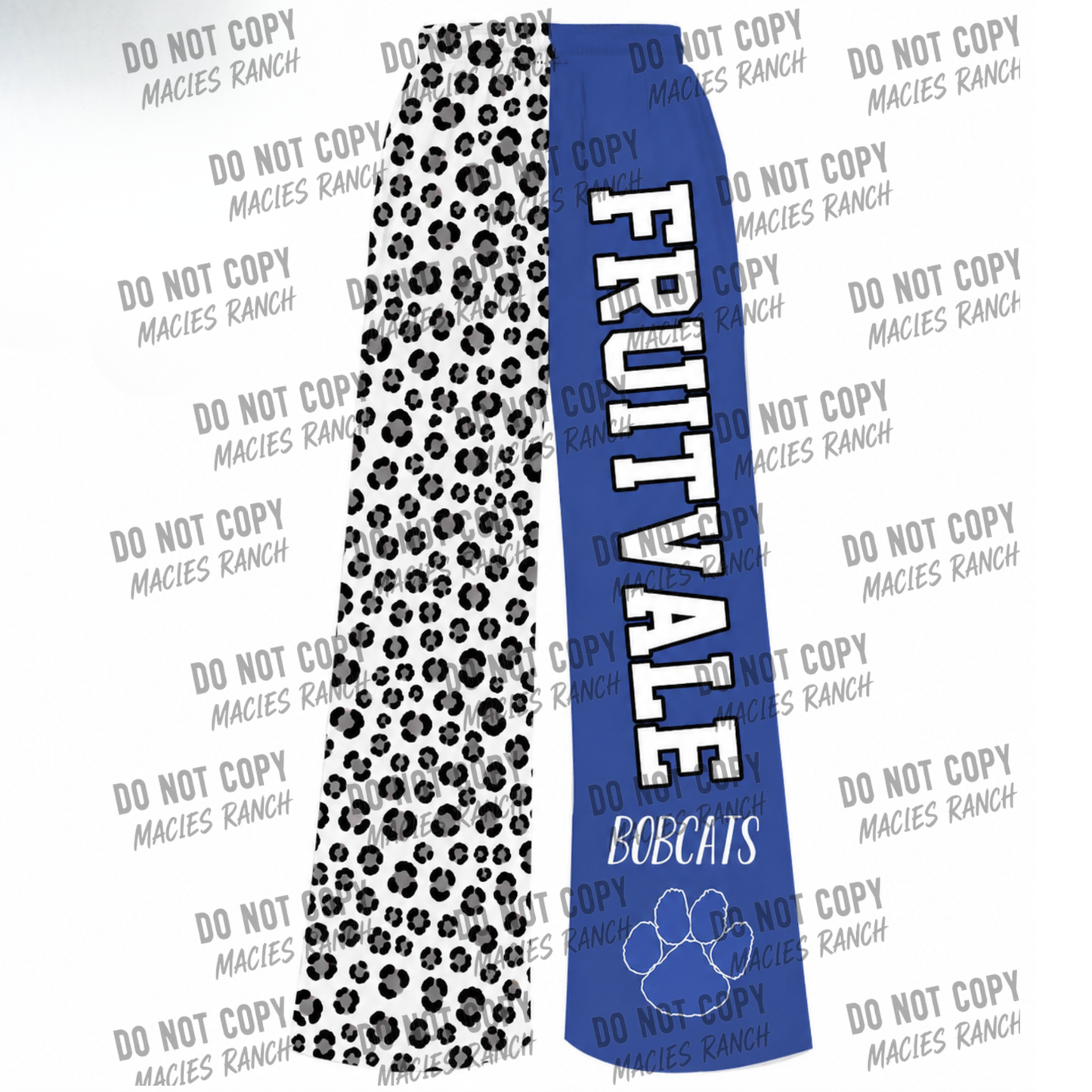 Fruitvale DUO WIDE LEG PANTS- cheetah
