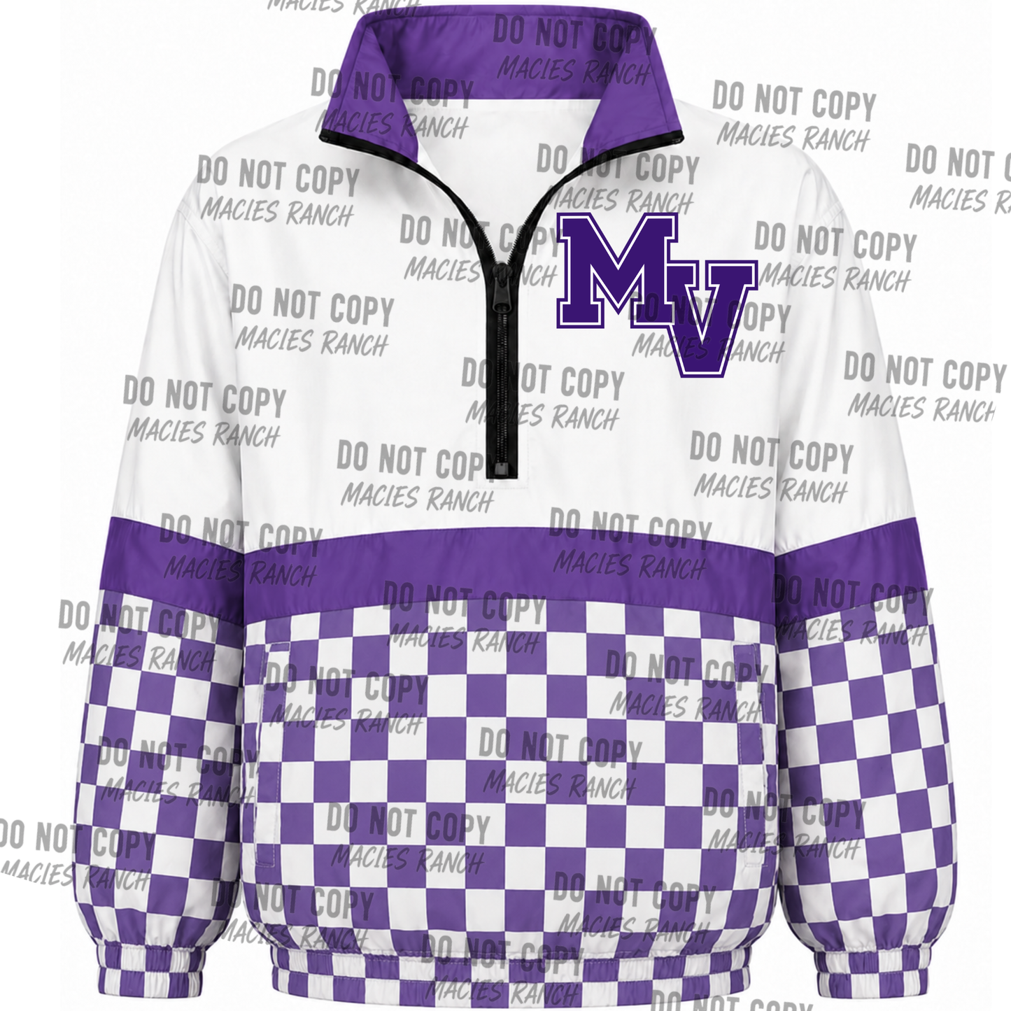 Mt Vernon Windbreaker- checkered
