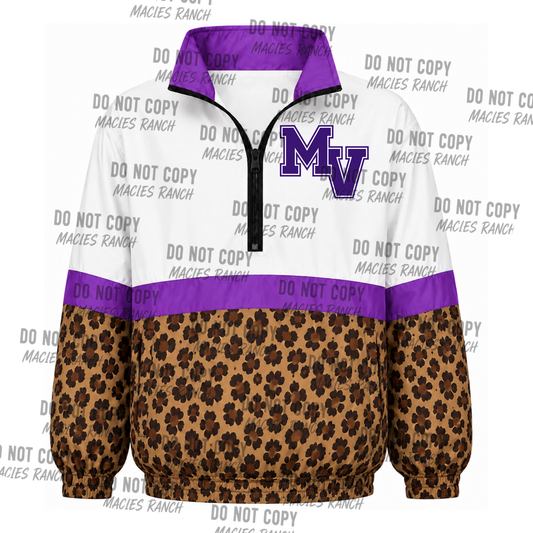 Mt Vernon Windbreaker- cheetah