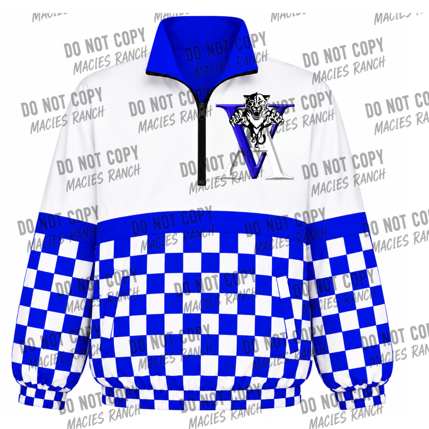Van Alstyne Windbreaker- checkered