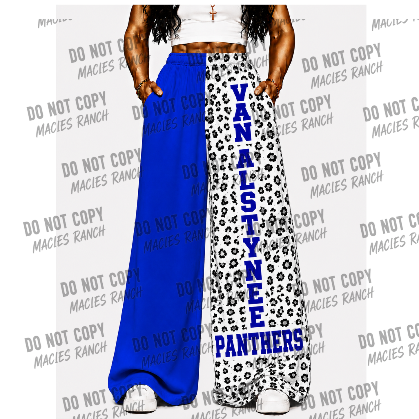 Van Alstyne DUO WIDE LEG PANTS- cheetah