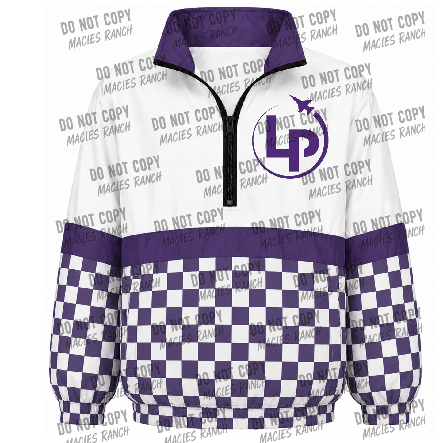 LaPoynor Windbreaker- Checkered