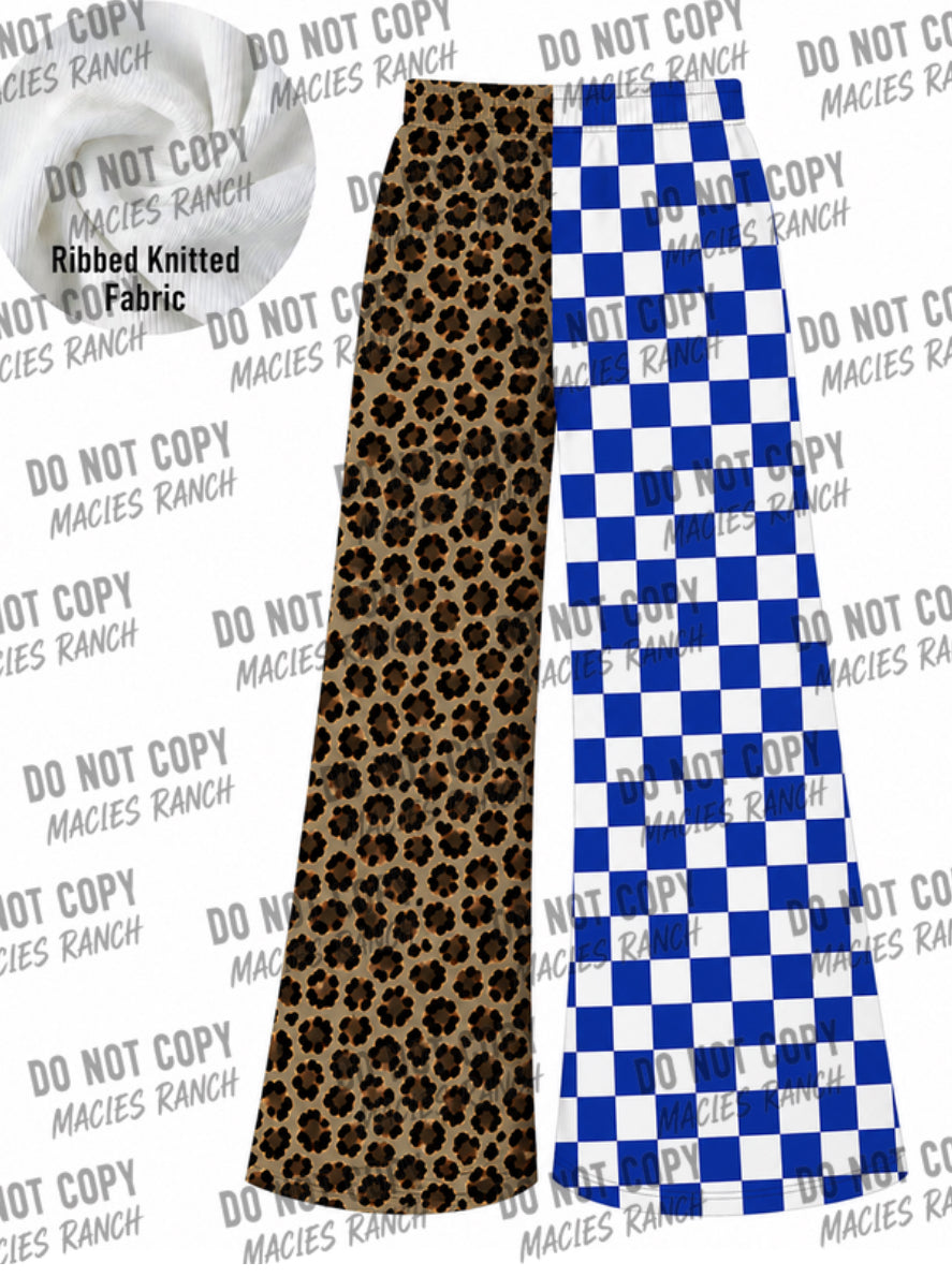 Cheetah/ checkered Pants