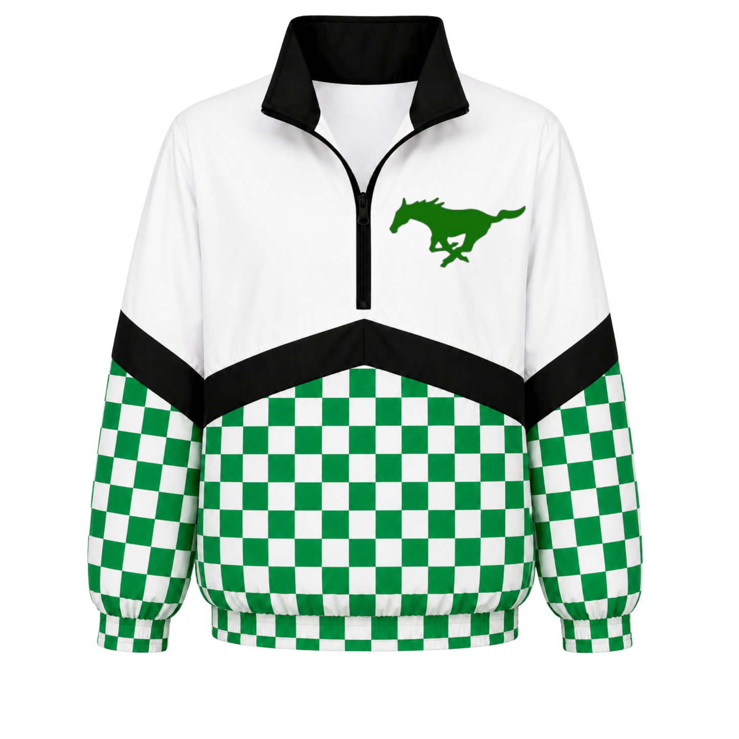Overton Checkered Windbreaker
