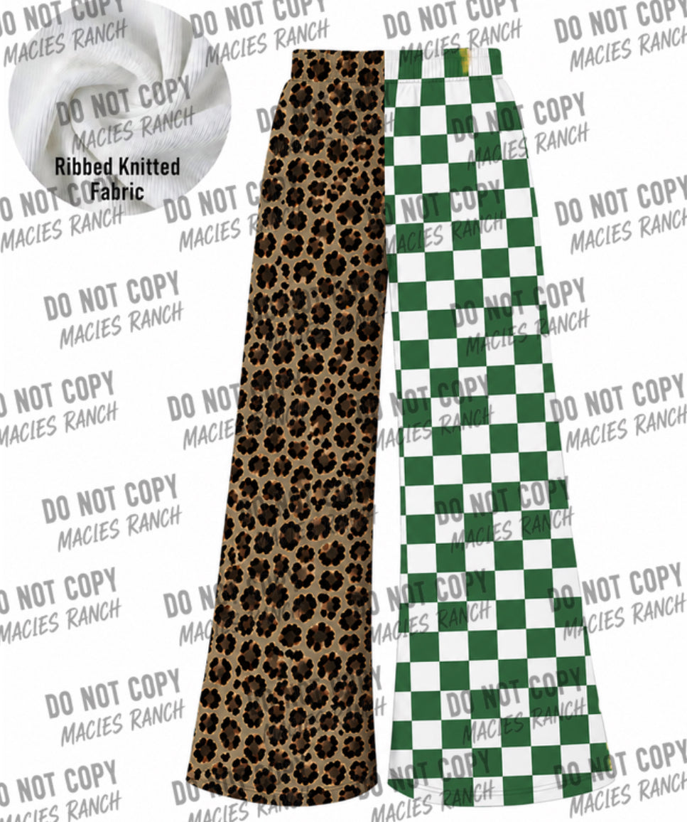 Cheetah/ checkered Pants