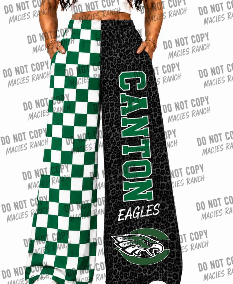 Canton DUO WIDE LEG PANTS -cheetah