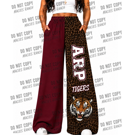 ARP DUO WIDE LEG PANTS- checkered