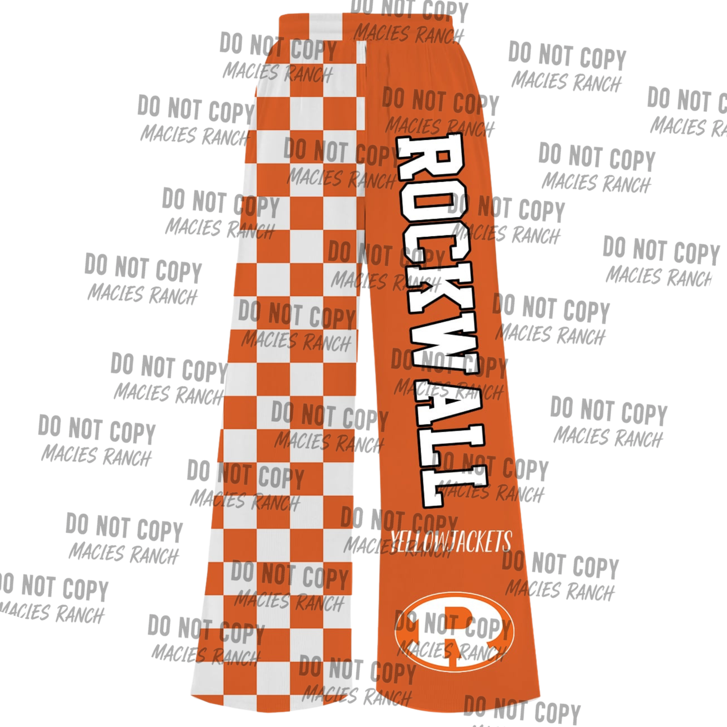 Rockwall DUO WIDE LEG PANTS- checkered