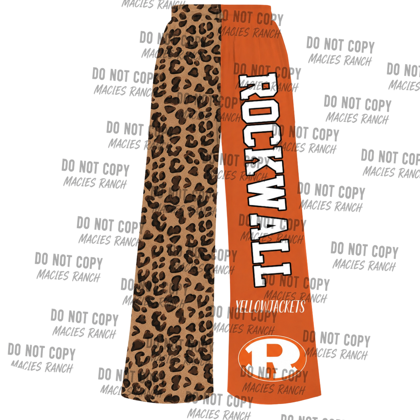 Rockwall DUO WIDE LEG PANTS- cheetah