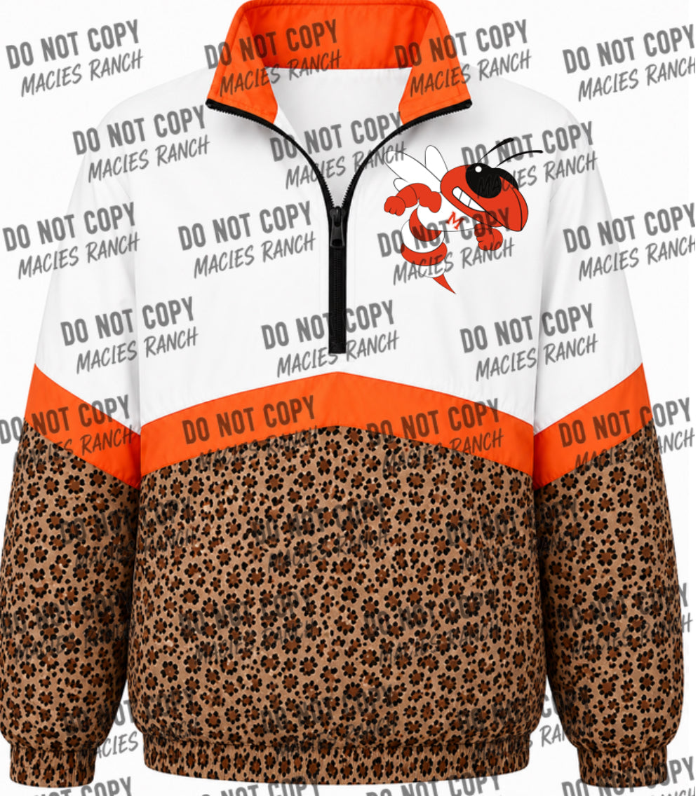Mineola Windbreaker- cheetah