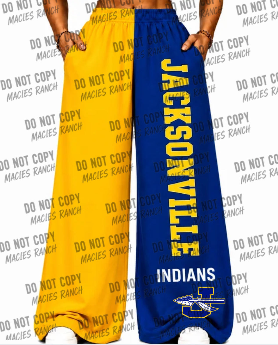 Jacksonville DUO WIDE LEG PANTS- plain