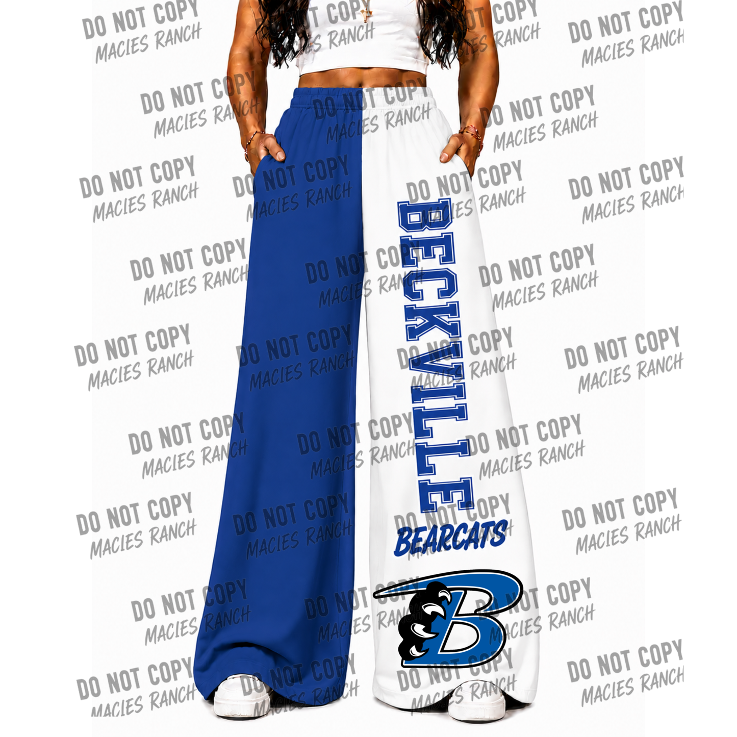 BECKVILLE DUO WIDE LEG PANTS - plain