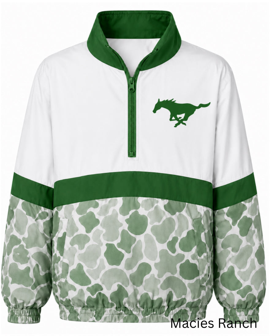 Overton custom camo windbreaker