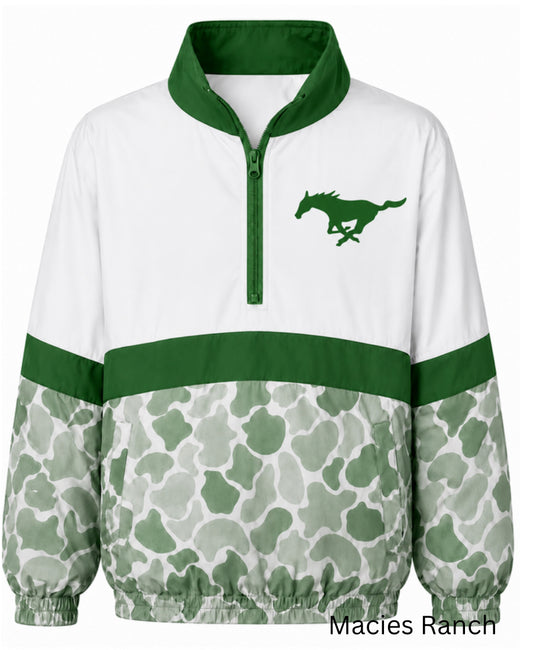 Overton custom camo windbreaker
