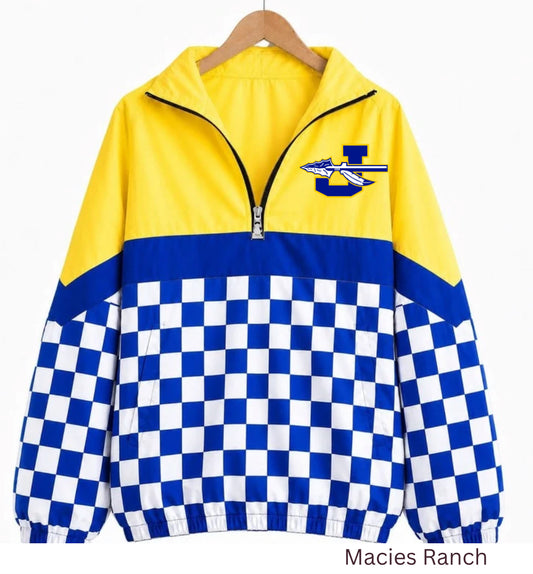 Jacksonville checkered windbreaker