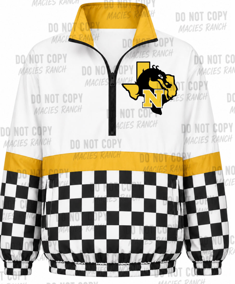 Nacogdoches Checkered Windbreaker