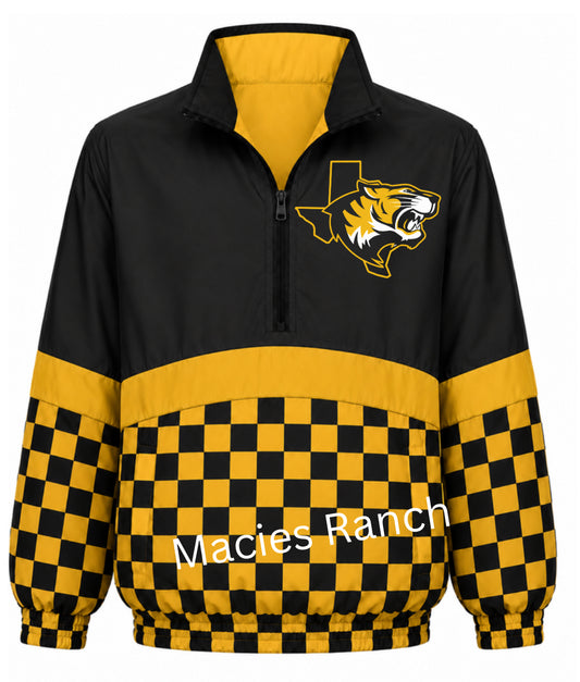 Malakoff checkered windbreaker