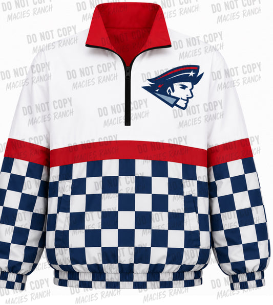 Jack Elementary checkered windbreaker