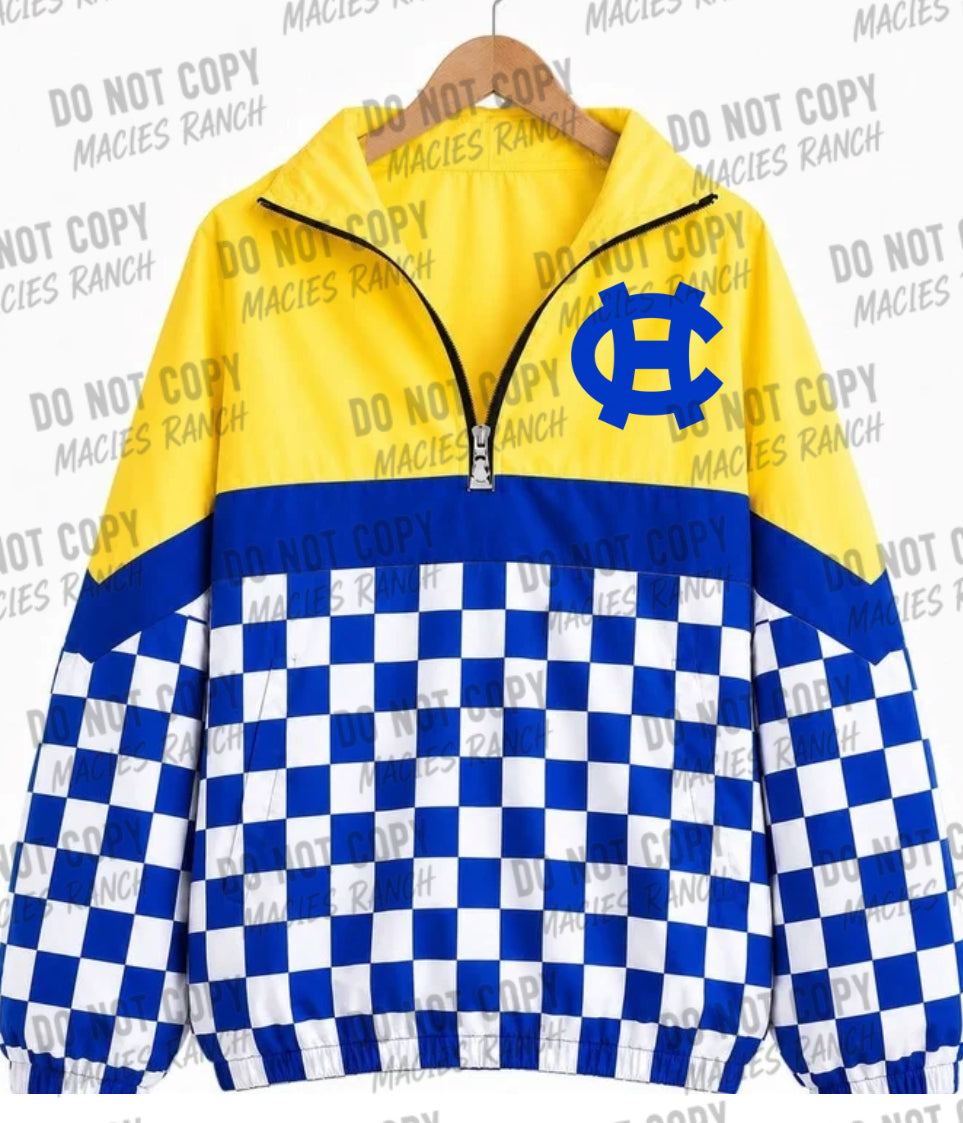 Chapel Hill checkered 2 windbreaker