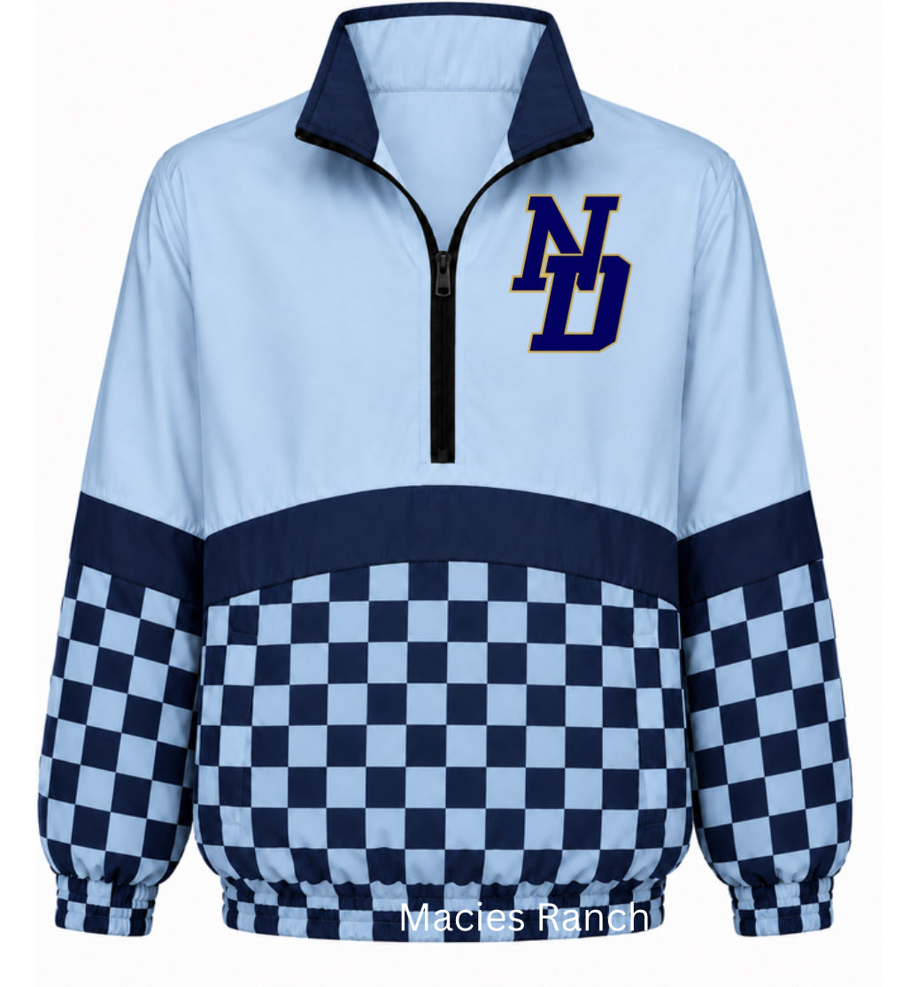 New Diana checkered 2Windbreaker