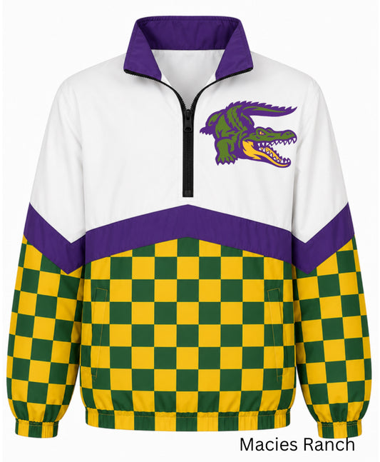 Three Lakes checkered Windbreaker