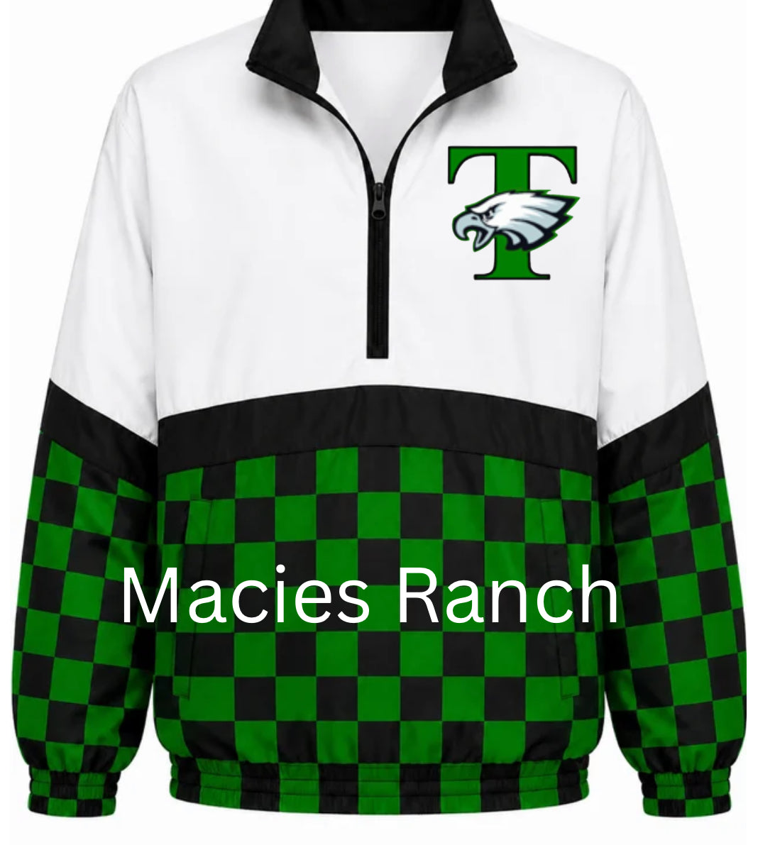 Tatum checkered windbreaker