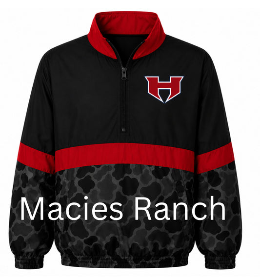 Henderson Black Camo windbreaker
