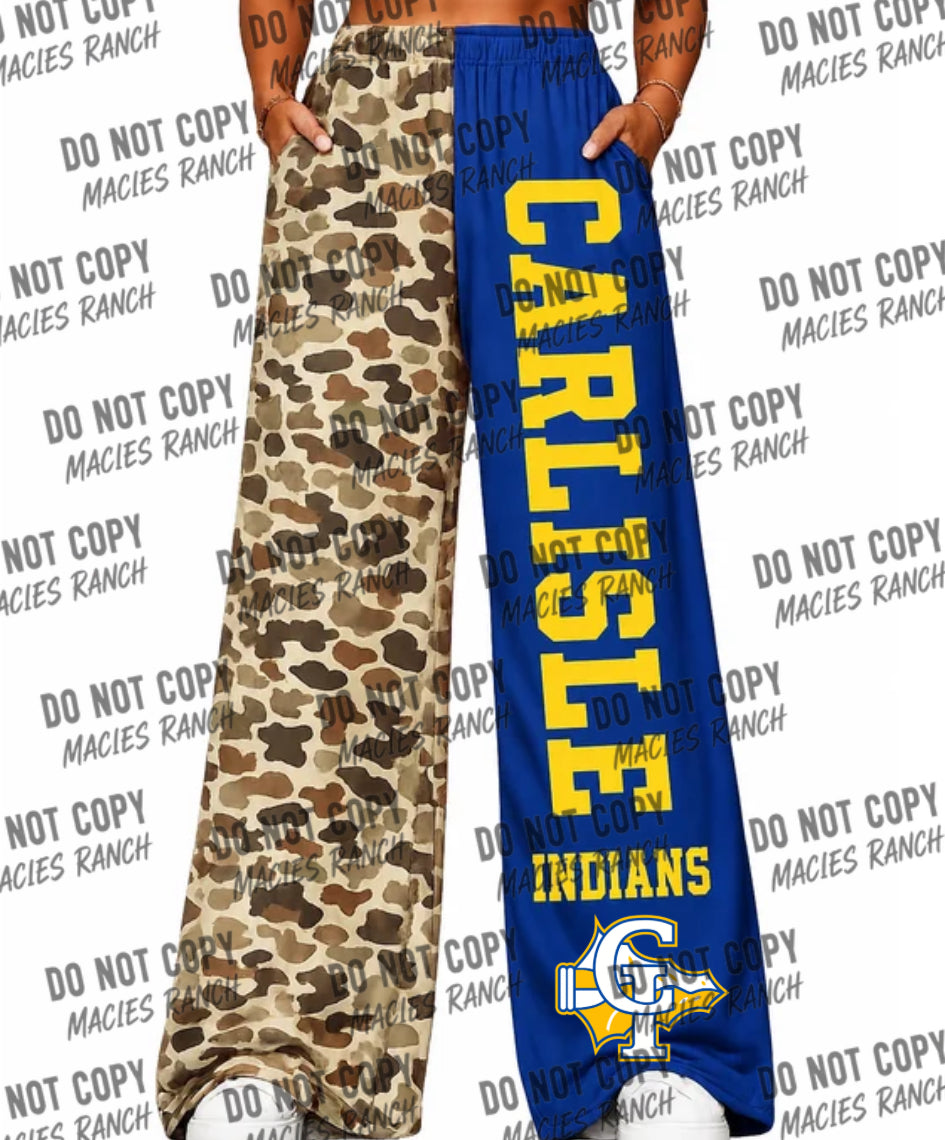 Carlisle  DUO WIDE LEG PANTS- camo