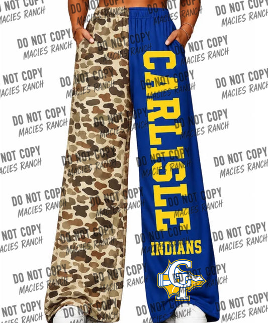 Carlisle  DUO WIDE LEG PANTS- camo
