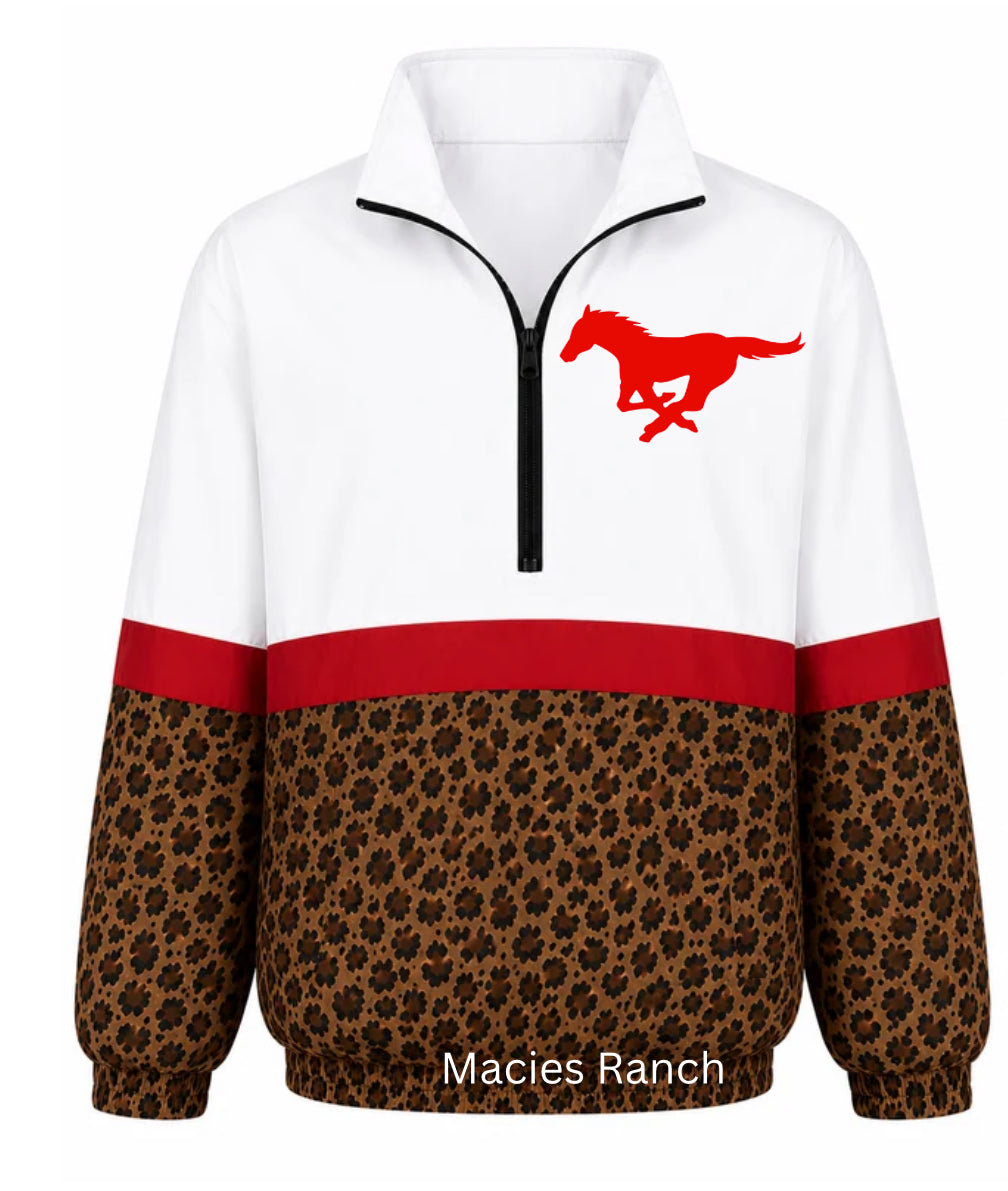 Moore Middle School cheetah Windbreaker