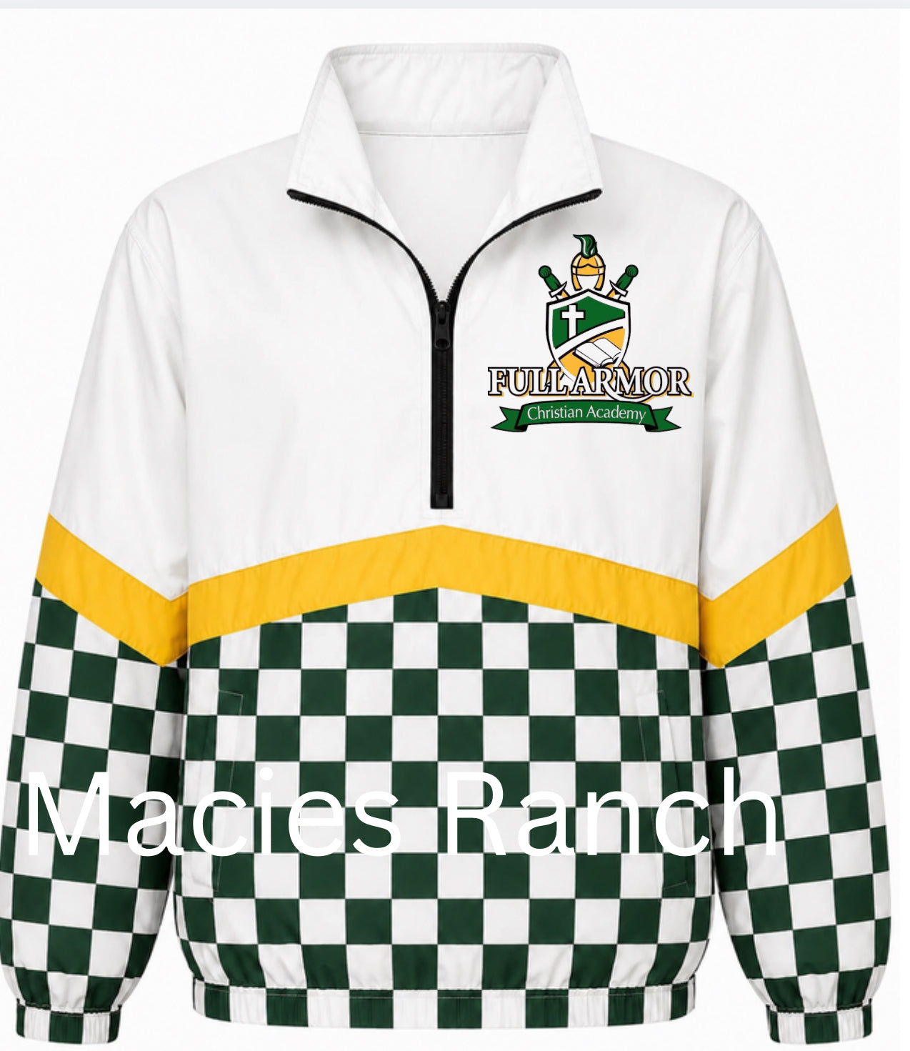 Full Armor checkered windbreaker