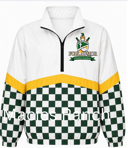 Full Armor checkered windbreaker
