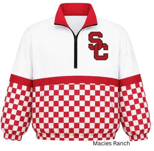 Sabine checkered  Windbreaker