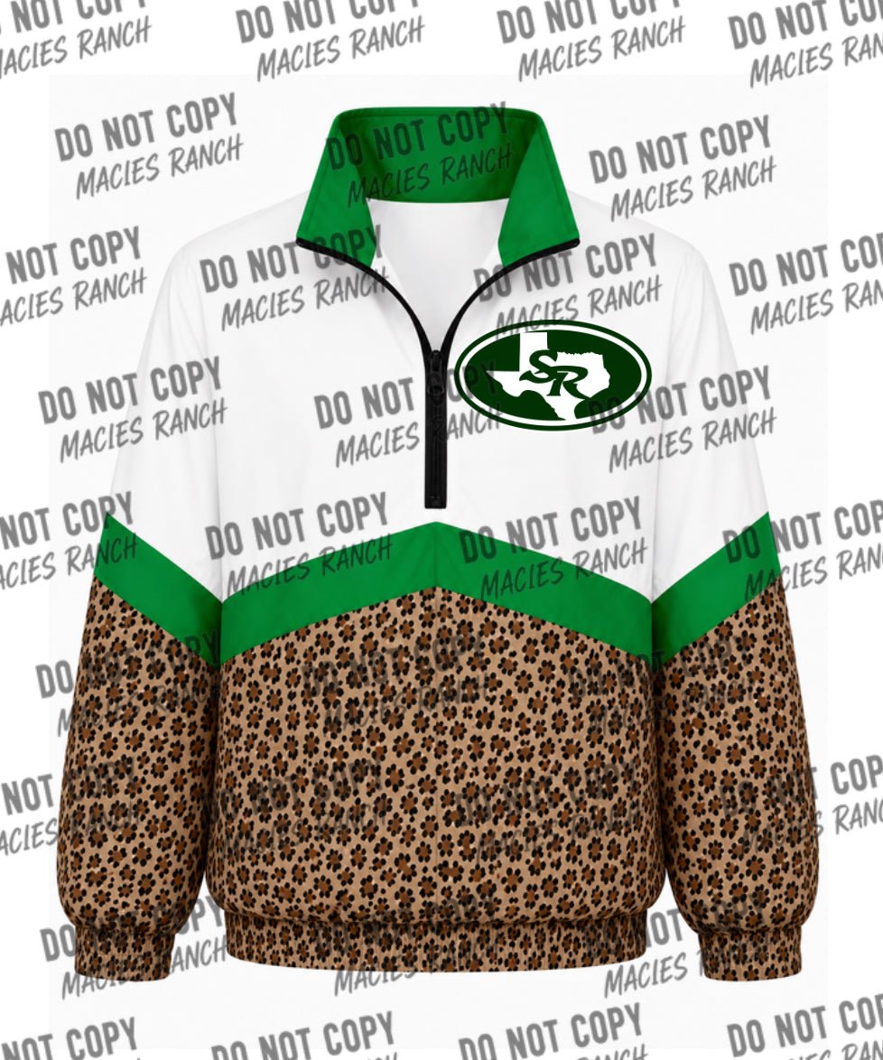 Scurry Rosser Windbreaker- cheetah brown