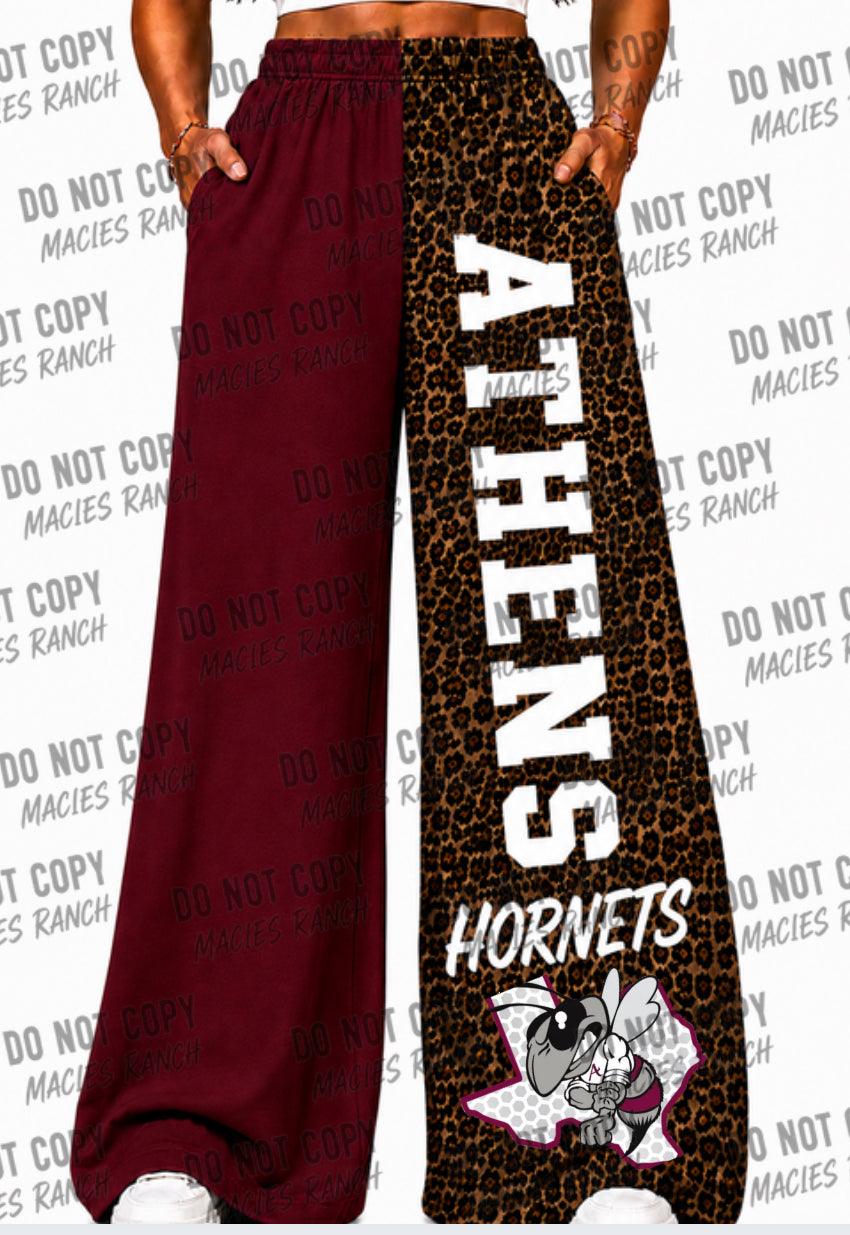 Palestine DUO WIDE LEG PANTS- cheetah