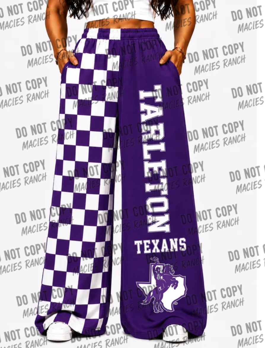 Tarleton  DUO WIDE LEG PANTS- plain