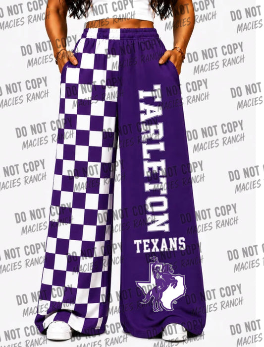 Tarleton  DUO WIDE LEG PANTS- plain