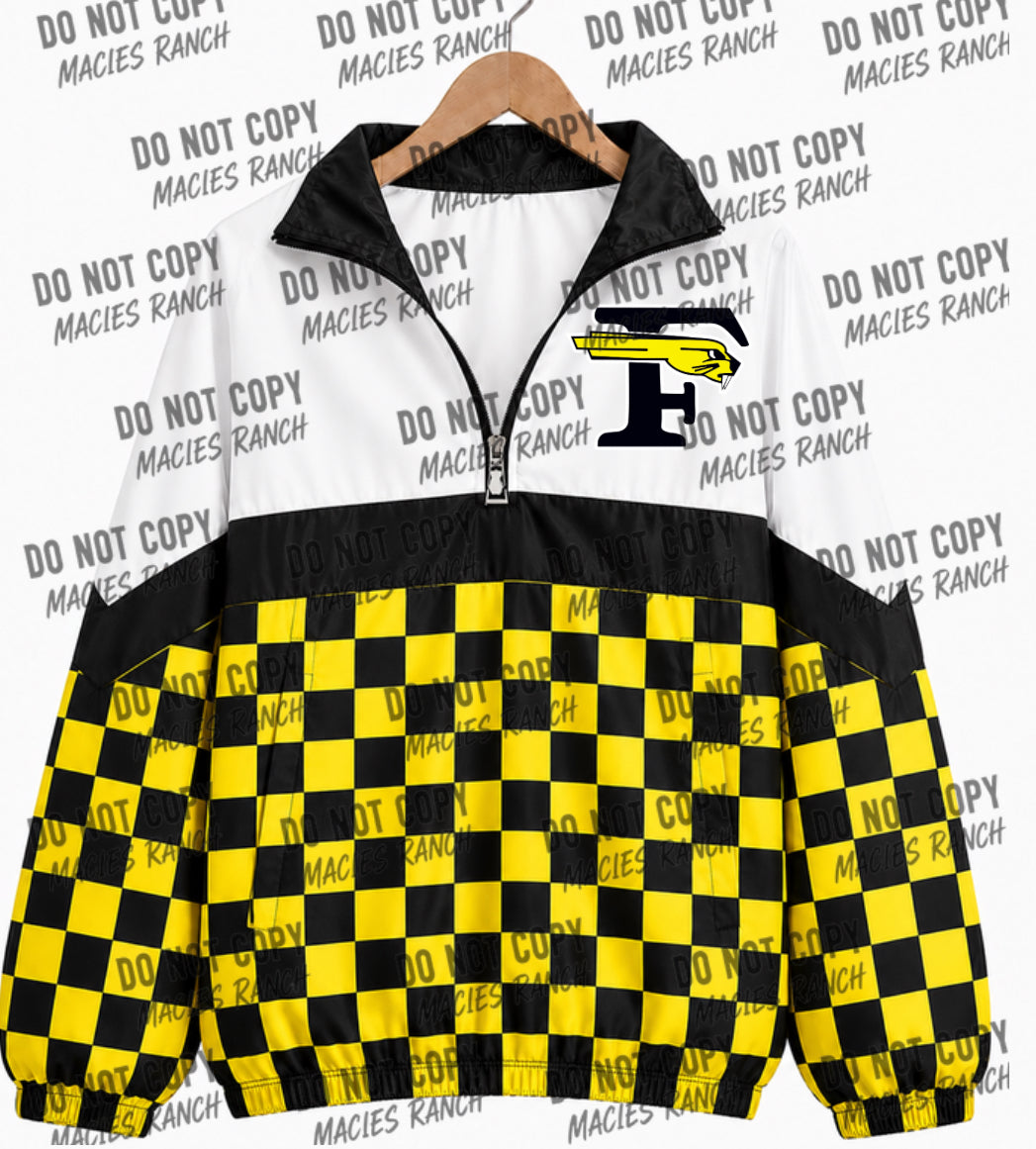 Forney Windbreaker- checkered