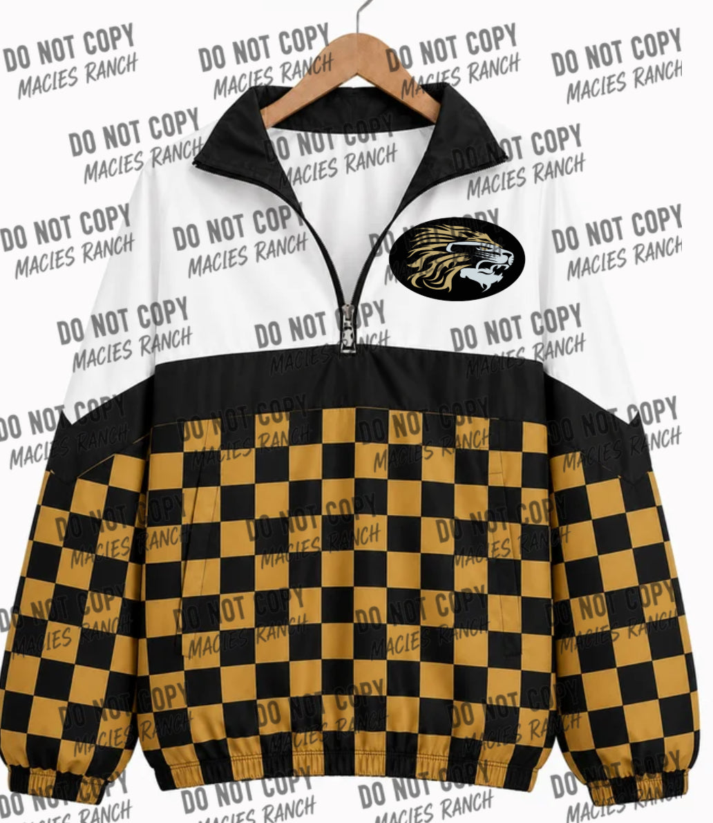 Kaufman Windbreaker- checkered