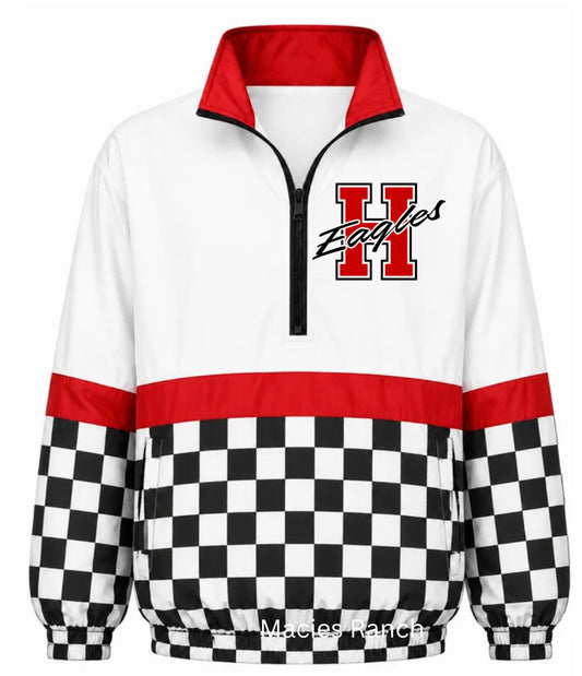 Harmony checkered 2 windbreaker